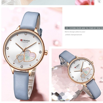 Picture of Curren 9077 Belt Watch for Women - Silver