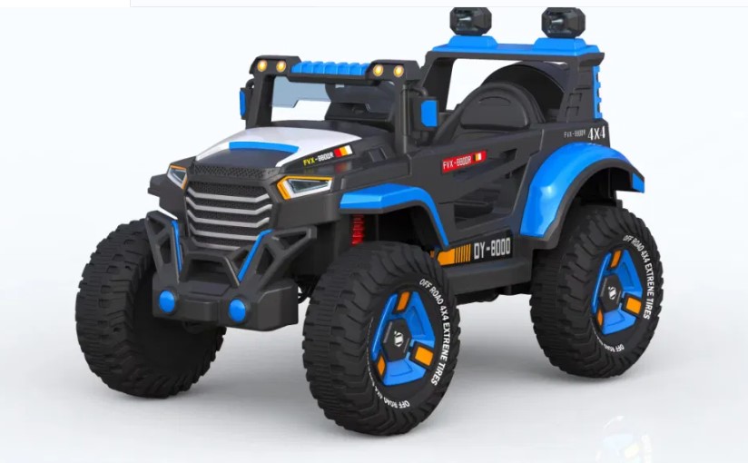 Buy Kids Electric Excavator Toy Car Oversized Jeep Can Sit Boy Remote Control XZ-8800 at Best Price In Bangladesh