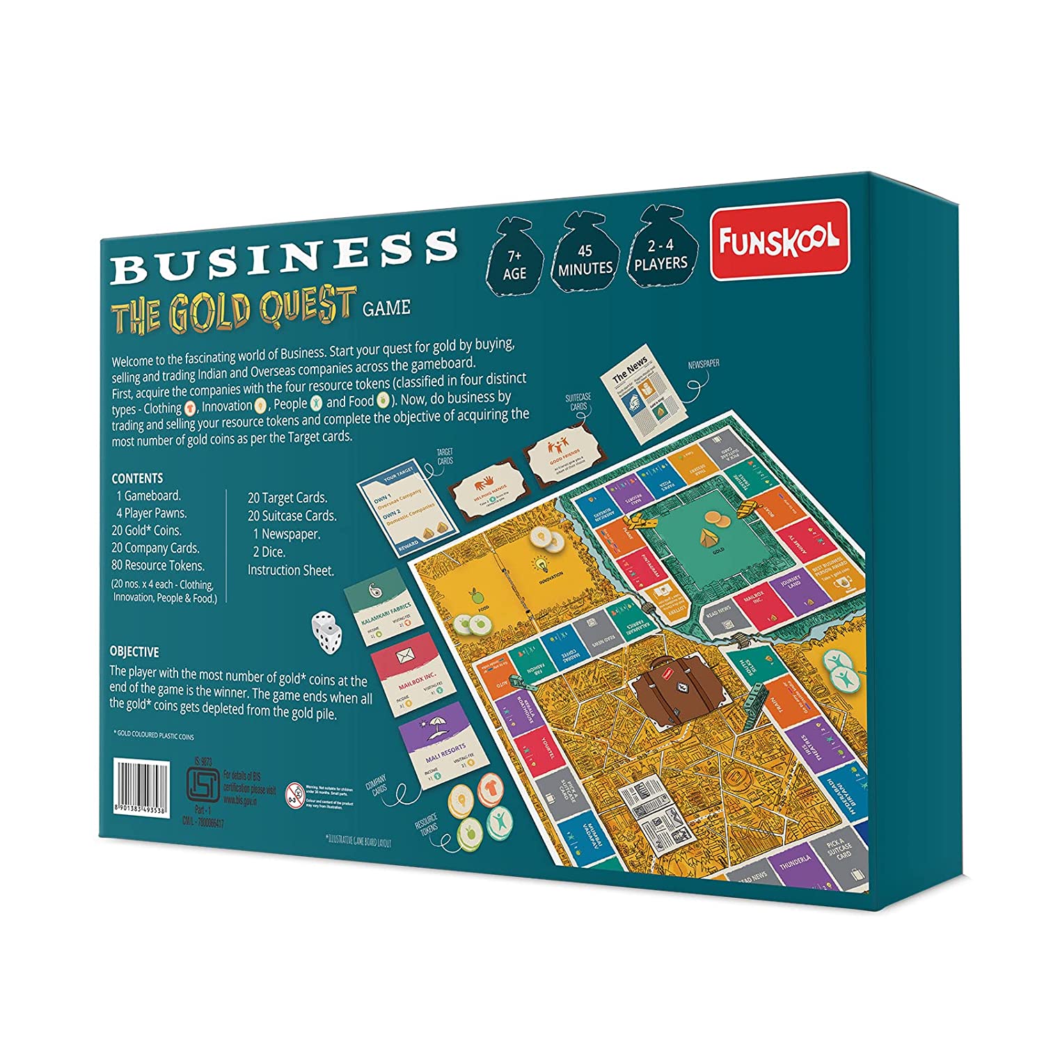 Buy FUNSKOOL BUSINESS THE GOLD QUEST MULTIPLAYER STRATEGY BOARD GAME FOR KIDS at Best Price In Bangladesh