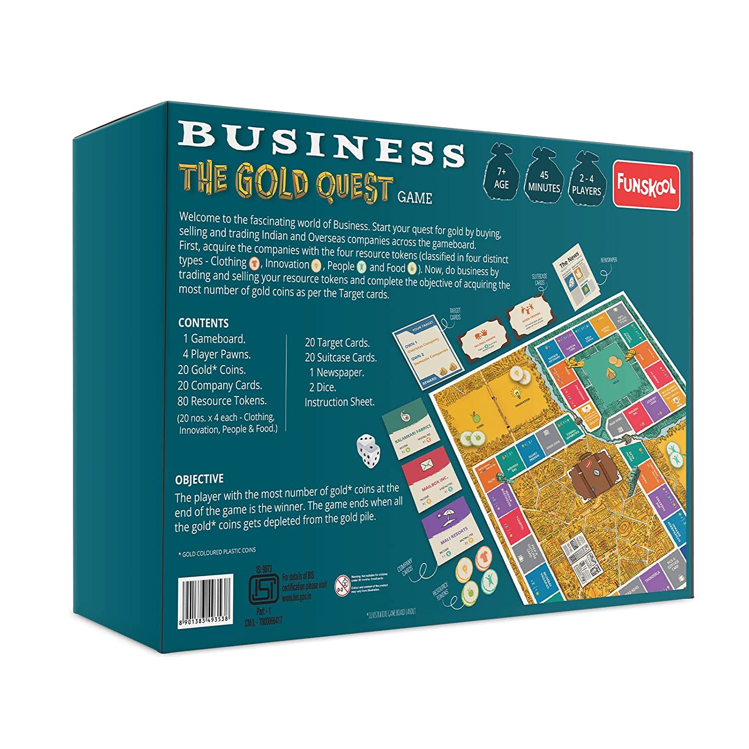 Buy FUNSKOOL BUSINESS THE GOLD QUEST MULTIPLAYER STRATEGY BOARD GAME FOR KIDS at Best Price In Bangladesh