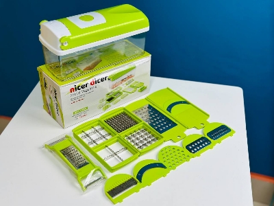 Buy nicer-dicer-15-in-1-vegetable-and-fruit-chopper-with-stainless-steel-blades at Best Price In Bangladesh