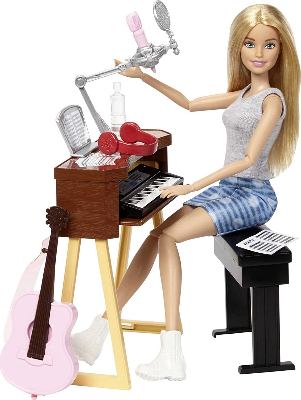 Picture of Barbie Musician Doll & Playset For Kids-FCP73