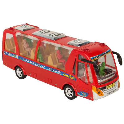 Buy Top Public Luxury Bus Toys for Kids Luxury Toy, Bus with Flashing Lights, Sounds and One Big TV Screen at Best Price In Bangladesh