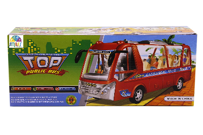 Buy Top Public Luxury Bus Toys for Kids Luxury Toy, Bus with Flashing Lights, Sounds and One Big TV Screen at Best Price In Bangladesh