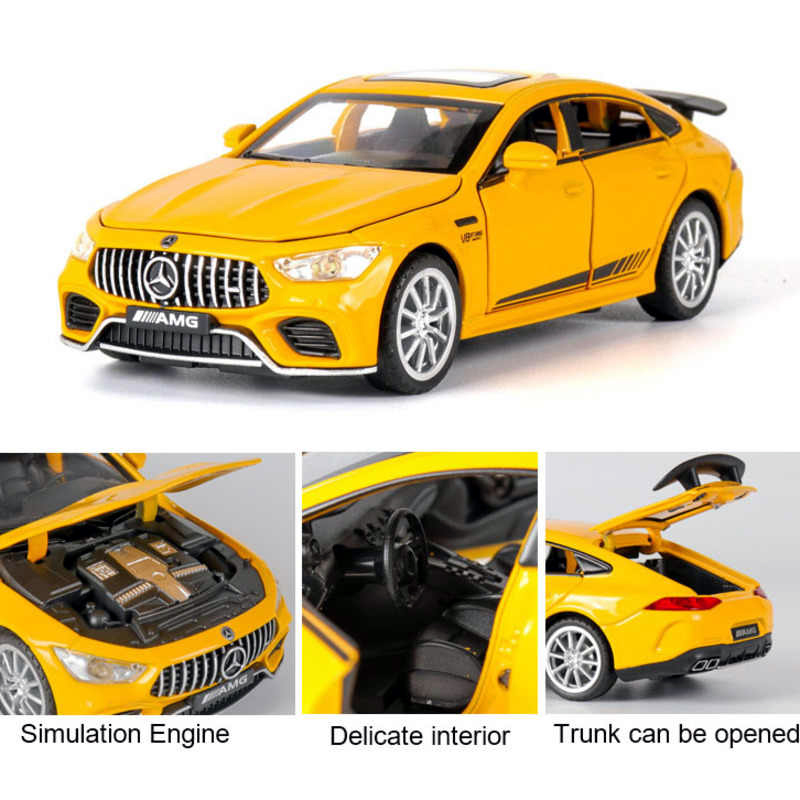 Buy 1:32 Mercedes BENZ AMG GT63 Diecasts Car Toy Vehicles Metal Car 6 Doors Open Model Car Sound Light Fast & Furious Car Toys For Children Gift at Best Price In Bangladesh