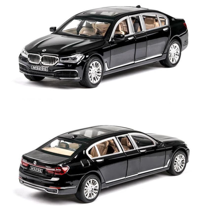 Buy BMW-760LI Diecast Car 1:24 Scale Model Alloy Car Die Cast Toy Car 6 Open with Light Music 22 CM Long Big Size Model Pull Back Children's Toy at Best Price In Bangladesh