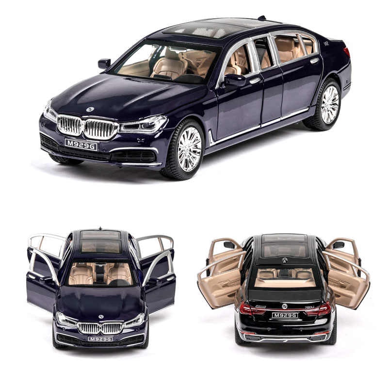 Buy BMW-760LI Diecast Car 1:24 Scale Model Alloy Car Die Cast Toy Car 6 Open with Light Music 22 CM Long Big Size Model Pull Back Children's Toy at Best Price In Bangladesh