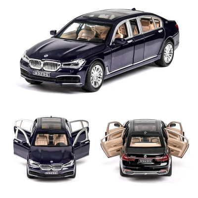 Buy BMW-760LI Diecast Car 1:24 Scale Model Alloy Car Die Cast Toy Car 6 Open with Light Music 22 CM Long Big Size Model Pull Back Children's Toy at Best Price In Bangladesh
