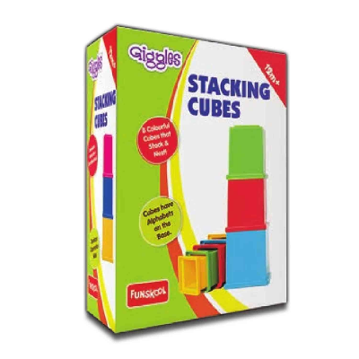 Buy Giggles Funskool Drums Cubes Stacking Multicolour Blocks Nuts and Bolts Interlocking Educational Shape & Colors Infant and For Kids at Best Price In Bangladesh