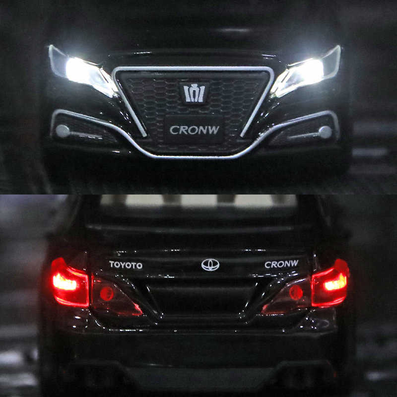 Buy 1:32 Toyota Crown Diecasts Alloy Car Toy Vehicles Metal Car 6 Doors Open Model Car Sound Light Toys For Gift at Best Price In Bangladesh