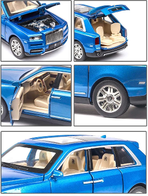 Buy 1:24 Rolls Royce Cullinan Diecast Metal Car Luxury SUV Alloy Model Car Simulation Sound Light Toy For Kids Gift at Best Price In Bangladesh