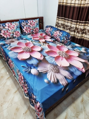 Buy China Premium 3D Design Bed Sheet - MS-970 at Best Price In Bangladesh