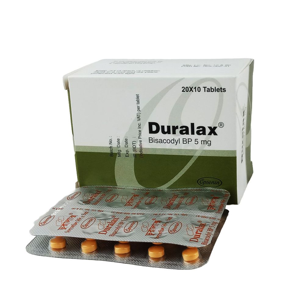 Picture of Duralax 5mg Tablet 1 pc
