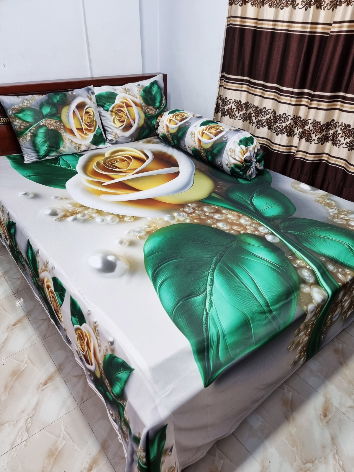 Buy China Premium 3D Design Bed Sheet - MS-970 at Best Price In Bangladesh