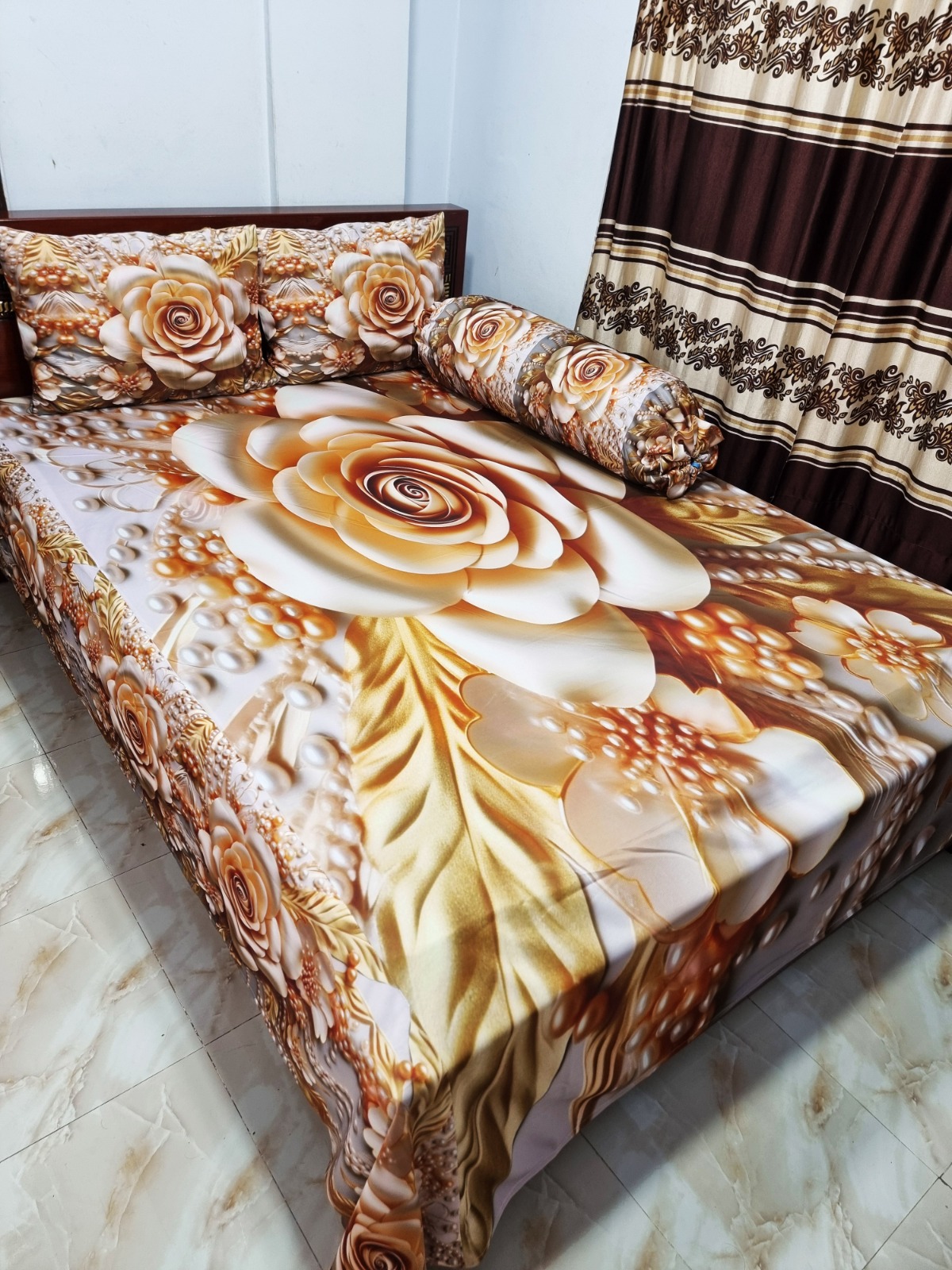 Buy China Premium 3D Design Bed Sheet - MS-970 at Best Price In Bangladesh