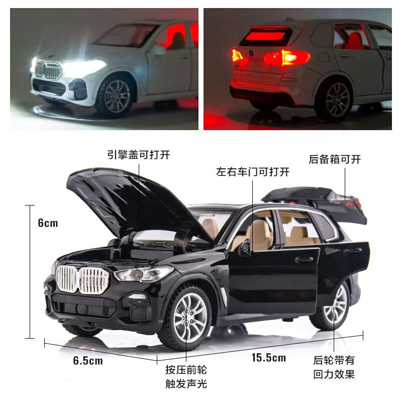 Buy 1:32 BMW X5 SUV Diecast Alloy Car Luxurious Simulation Toy Vehicles Metal Car 6 Doors Open Model Car Sound Light Toys For Gift at Best Price In Bangladesh