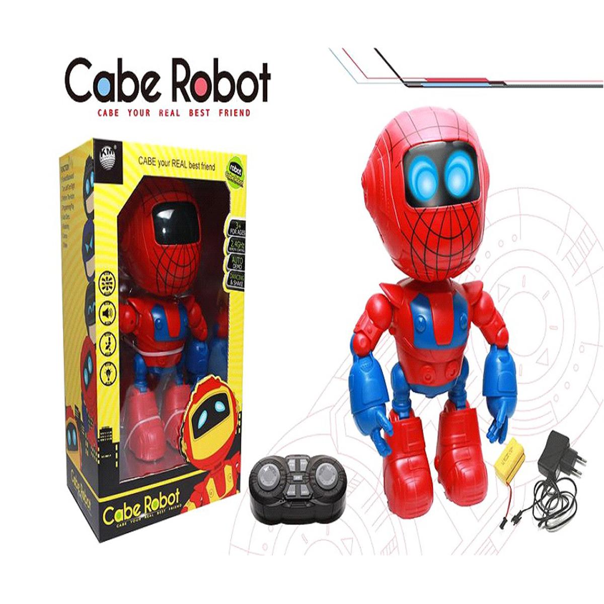 Buy RC Robot Remote Control Rechargeable Spiderman Figure Cabe Robot Toy 4 Function Electric Robot with Music Dance Light at Best Price In Bangladesh