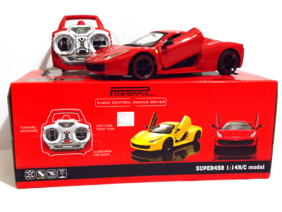 Buy Rc Rechargeable Car Jack Royal 2.4Ghz Radio Control Ferrari 458 Super Car (Big Size) (Red) at Best Price In Bangladesh