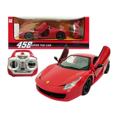 Buy Rc Rechargeable Car Jack Royal 2.4Ghz Radio Control Ferrari 458 Super Car (Big Size) (Red) at Best Price In Bangladesh