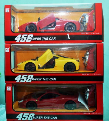 Buy Rc Rechargeable Car Jack Royal 2.4Ghz Radio Control Ferrari 458 Super Car (Big Size) (Red) at Best Price In Bangladesh