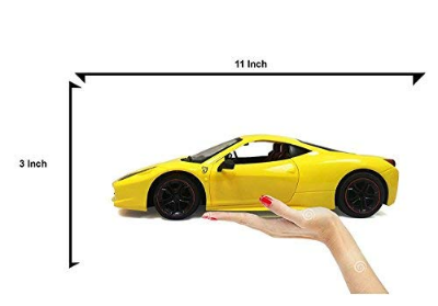 Buy Rc Rechargeable Car Jack Royal 2.4Ghz Radio Control Ferrari 458 Super Car (Big Size) (Yellow) at Best Price In Bangladesh