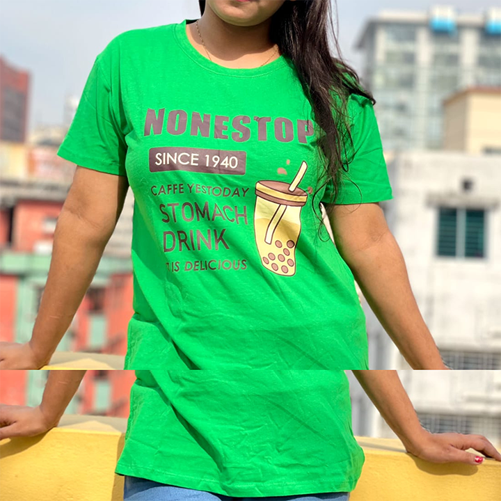 Buy Regular Fit DTF Printed Half Sleeve Plain T-Shirt for Women & Girls at  Best Price in Bangladesh
