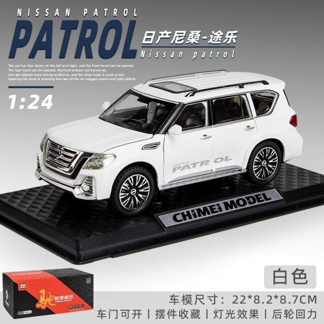 Buy 1:24 Nissan Patrol SUV Diecast Alloy Car ChiMei Luxurious Simulation Toy Vehicles Metal Car 6 Doors Open Model Car Sound Light Toys For Gift at Best Price In Bangladesh