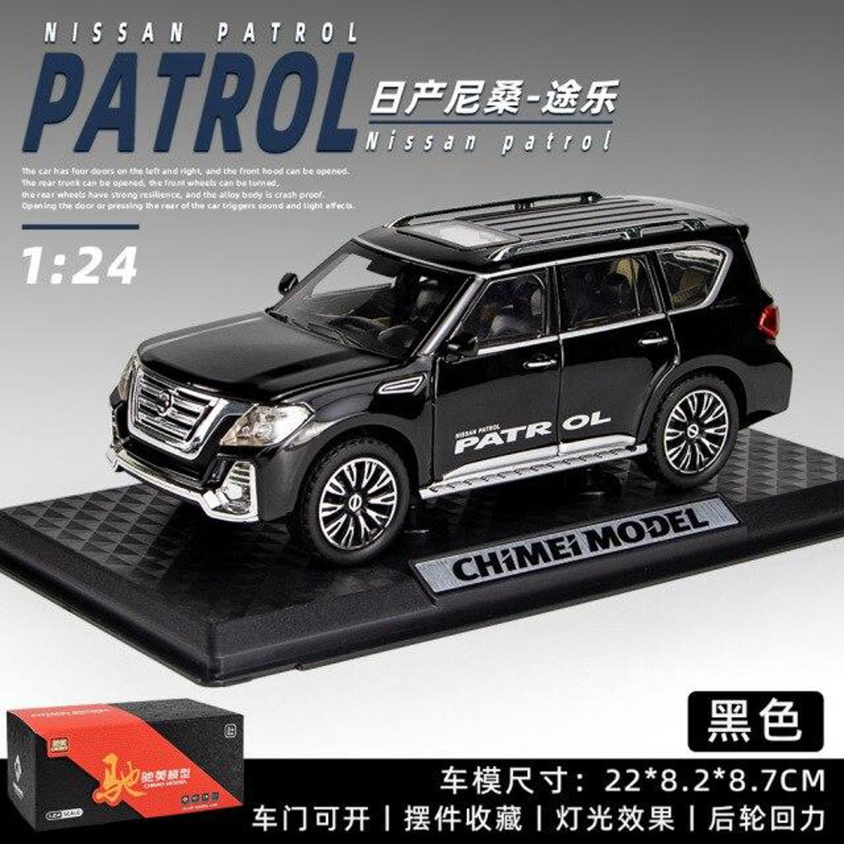Buy 1:24 Nissan Patrol SUV Diecast Alloy Car ChiMei Luxurious Simulation Toy Vehicles Metal Car 6 Doors Open Model Car Sound Light Toys For Gift at Best Price In Bangladesh