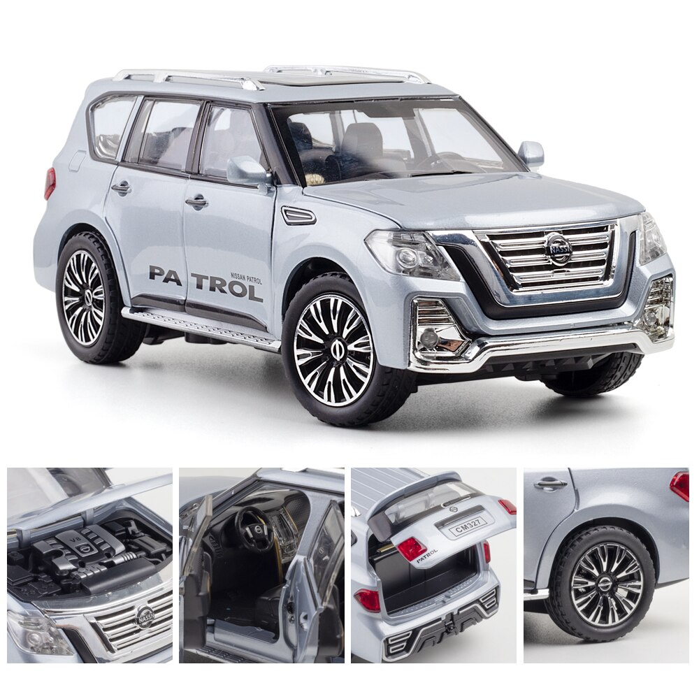 Buy 1:24 Nissan Patrol SUV Diecast Alloy Car ChiMei Luxurious Simulation Toy Vehicles Metal Car 6 Doors Open Model Car Sound Light Toys For Gift at Best Price In Bangladesh