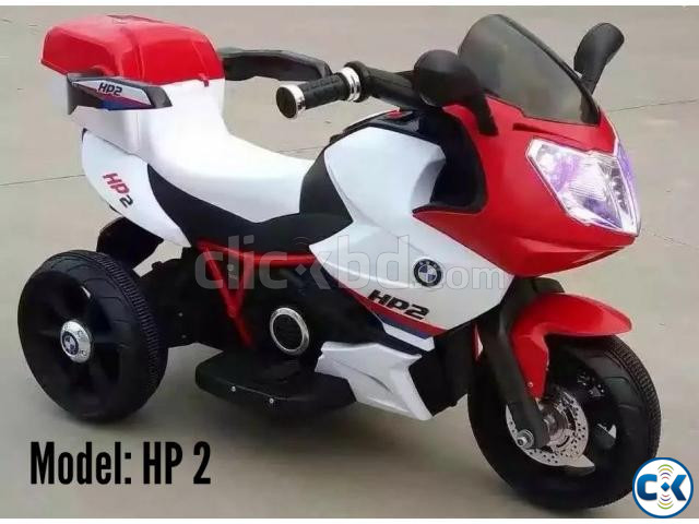 Buy Moni Trade Ltd. HP2 FB-6187 Children's Electric Motorbike with Music Function, Toy Basket, from 3 Years Blue,Red at Best Price In Bangladesh