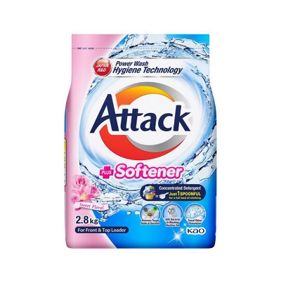 Buy Attack Detergent Powder Plus Softener-2.8 kg Online at Best Price In Bangladesh