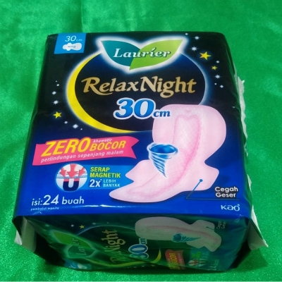Buy Laurier Sanitary Napkin Night Safe Wing-30 cm-24 pad at Best Price In Bangladesh