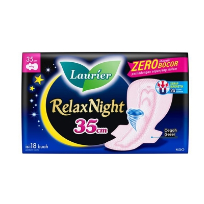 Buy Laurier Sanitary Napkin Night Safe Wing-35 cm-18 pad at Best Price In Bangladesh