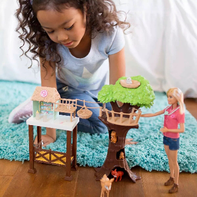  Buy Barbie Pet Rescuer Doll Center with 8 pets & Playset- FCP78 at Best Price In Bangladesh
