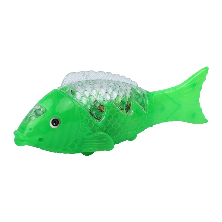 Buy Moving Electric Fish Toy with 3D Light & Music at Best Price In Bangladesh