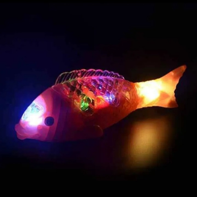 Buy Moving Electric Fish Toy with 3D Light & Music at Best Price In Bangladesh