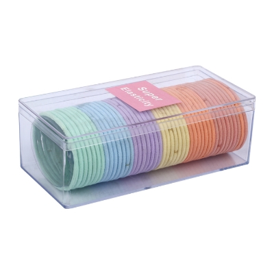 Buy 48 Pcs Thin Mini Elasticity Hair Tie at Best Price In Bangladesh