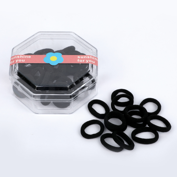 Buy 40 Pcs Colorful Elastic Hair Bands Rubber Band Nylon Hair Accessories for Kids at Best Price In Bangladesh