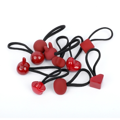 Cute Multicolor Rubberbands for Girls Soft And Stretchy Ponytail Holders Rubber Band