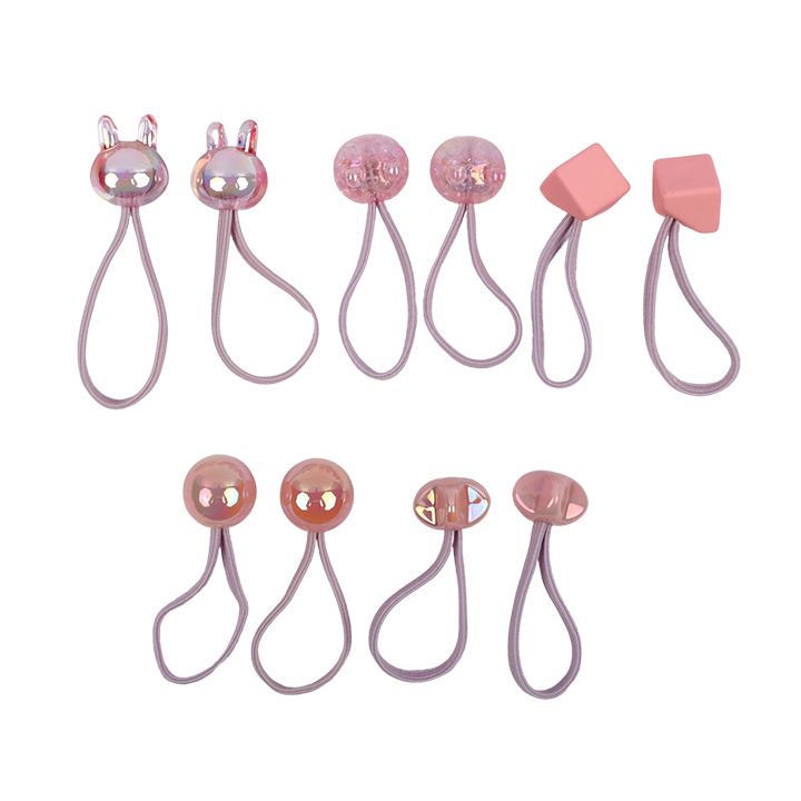 Cute Multicolor Rubberbands for Girls Soft And Stretchy Ponytail Holders Rubber Band