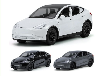 Buy 1/32 Tesla Model Y SUV Toy Car Model Diecast Alloy Metal Miniature Sound & Light Pull Back 1:32 Collection Gift For Boy Children at Best Price In Bangladesh