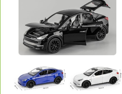 Buy 1/32 Tesla Model Y SUV Toy Car Model Diecast Alloy Metal Miniature Sound & Light Pull Back 1:32 Collection Gift For Boy Children at Best Price In Bangladesh