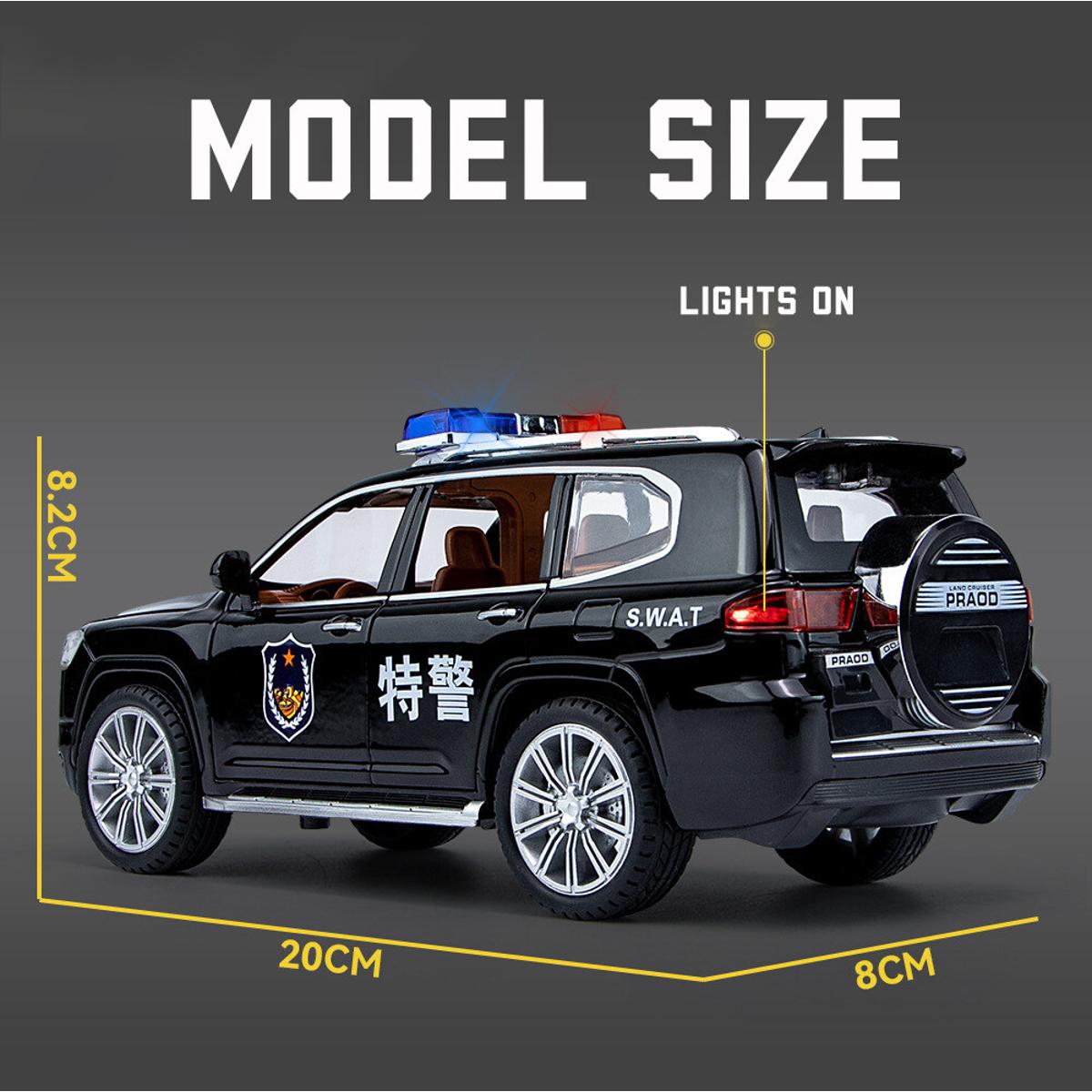 Buy 1:24 Simulation Car Security Toy Car Alloy Car Model Sound And Light Pull Back Prado Suv Model Gifts at Best Price In Bangladesh