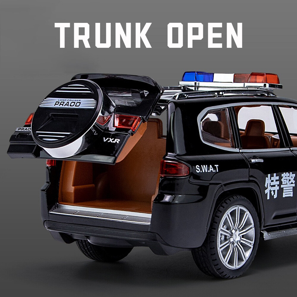 Buy 1:24 Simulation Car Security Toy Car Alloy Car Model Sound And Light Pull Back Prado Suv Model Gifts at Best Price In Bangladesh