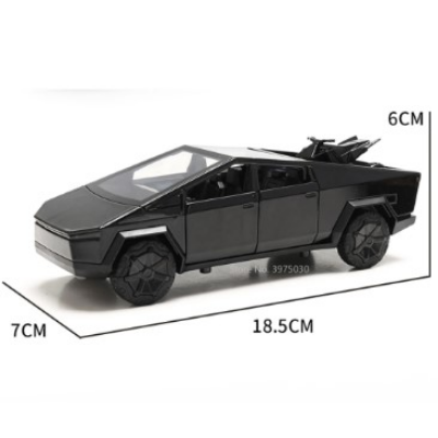 Buy 1:24 Scale Tesla Cyberpunk Pickup Truck Alloy Model Toys Simulation Vehicle Sound And Light Pull Back Collection Boys Decoration at Best Price In Bangladesh