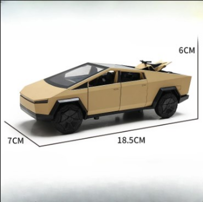 Buy 1:24 Scale Tesla Cyberpunk Pickup Truck Alloy Model Toys Simulation Vehicle Sound And Light Pull Back Collection Boys Decoration at Best Price In Bangladesh