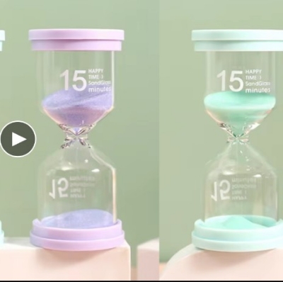 Picture of 3 Minutes sand glass sandglass hourglass timer clock decor gift