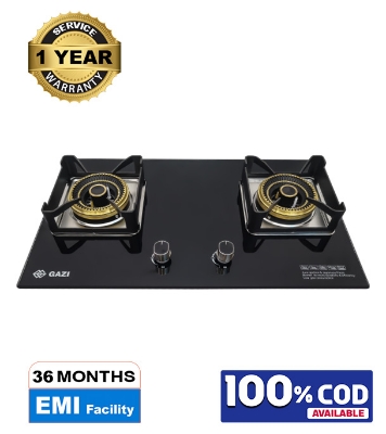 Buy Gazi Smiss Glass Gas Stove GA-BGS-17 Size 30 Inch Online at Best Price in Bangladesh	