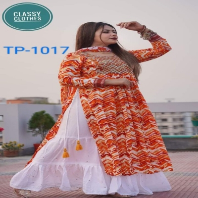 Picture of Exclusive Desighner Original Organza Fabric Embroidery and Puthi Work Salwar Kameez With Heavy Dollar Work Dupatta(bk-15)