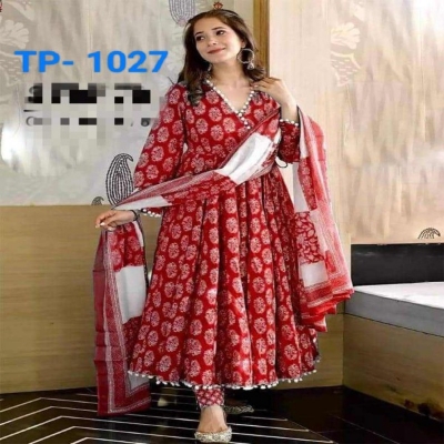 Picture of Exclusive Desighner Original Organza Fabric Embroidery and Puthi Work Salwar Kameez With Heavy Dollar Work Dupatta(TP-1027)